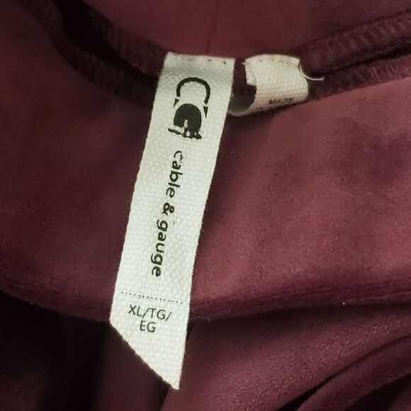 Cable & Gauge | Purple Velour Jogger Set | Size XL | NWT - Picture 8 of 11